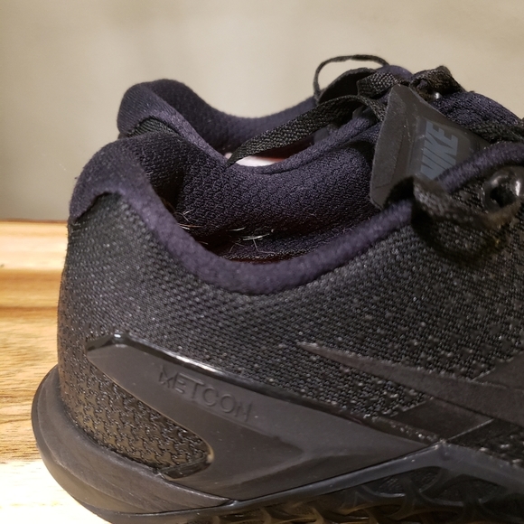 Nike Metcon 4 Triple Black Cross Training Gym Shoes size 9 - Picture 6 of 11